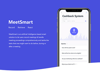MeetSmart: AI based meeting recording/retrieval app