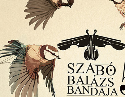 Szabó Balázs Bandája & Konyha / concert posters