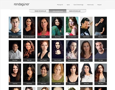 Renda Güner, Talent Agency and Managership Website