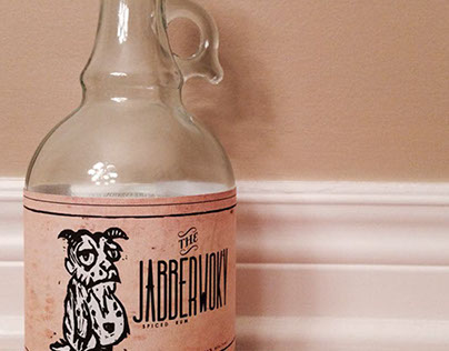 Jabberwocky Spiced Rum label 