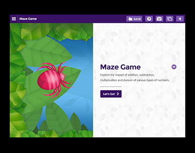 Discover Channel's Math UI: Maze Game