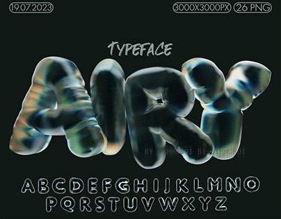 (FREE) Airy 3d Font