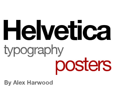 HD Helvetica typography posters/wallpapers