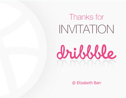 Thank You!!! Dribbble Invitation