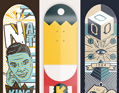 36 DAYS OF TYPE 2018 - Skateboard graphics
