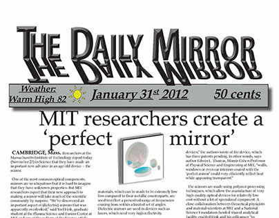 The Daily Mirror Page Project