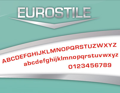 Font Poster: Eurostile