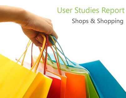 User Studies report: Shops and Shopping