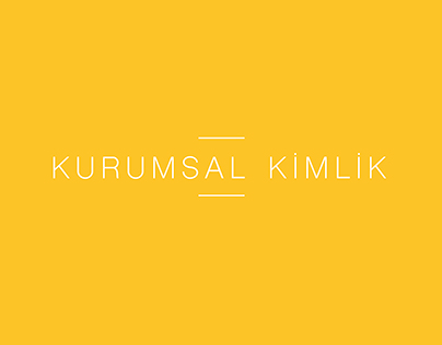 Kurumsal Kimlik / Corporate Identity