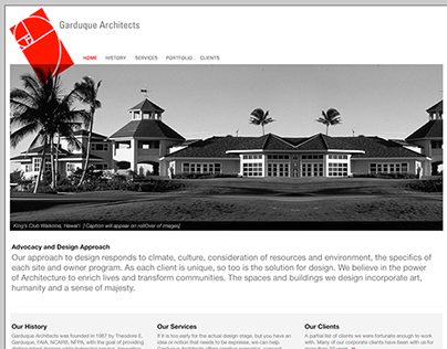 Garduque Architects - Website
