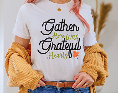 Gather Here With Grateful Hearts SVG Cut File