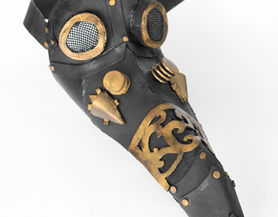 Steampunk plague doctor's mask