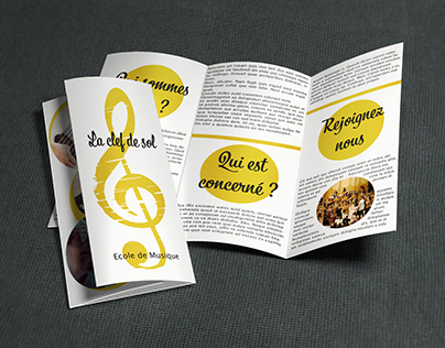 Project thumbnail - Brochure Ecole de Musique