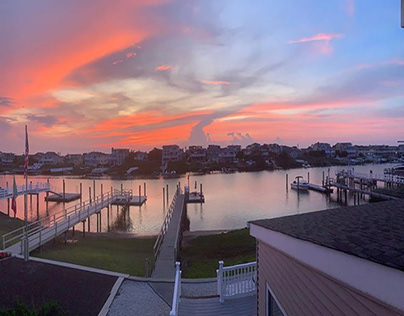 The Beautiful Sunset in Avalon, New Jersey
