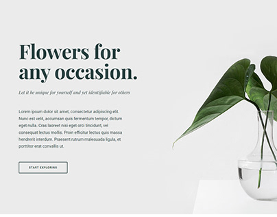 Flowers Website