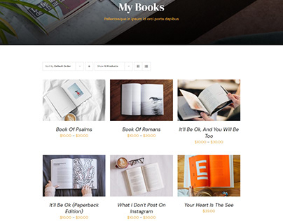 Author Landing Page