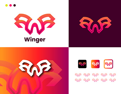 Winger - Logo Design (Unused )