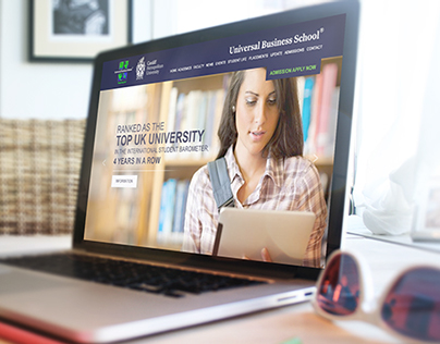 Website of Universal Business School