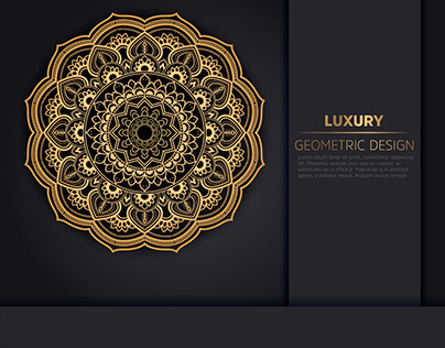Luxury ornamental mandala design