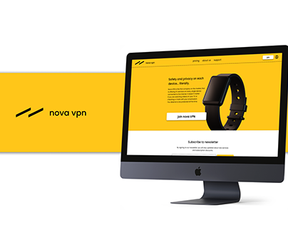 Nova - website UI design.