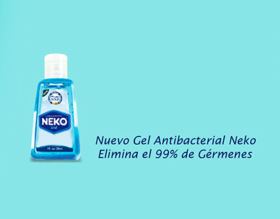 Campaña publicitaria "Gel Antibacterial Neko"