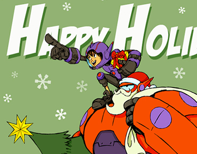 Happy Holidays from Hiro&Baymax