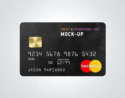 Credit / Bank Card Mockup