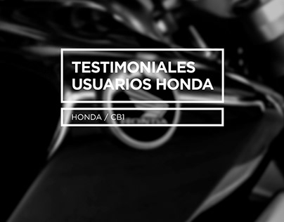 Testimoniales Honda