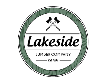 Lakeside Lumber Logo Redesign