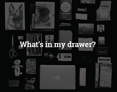 What's in my drawer? | Personal Infographic