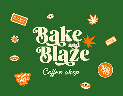 Bake&Blaze | Coffee Shop Brand design
