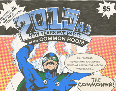Common Room New Years poster