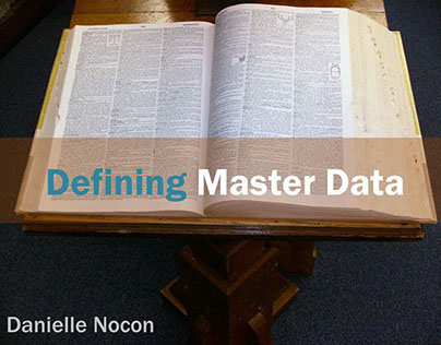 Defining Master Data