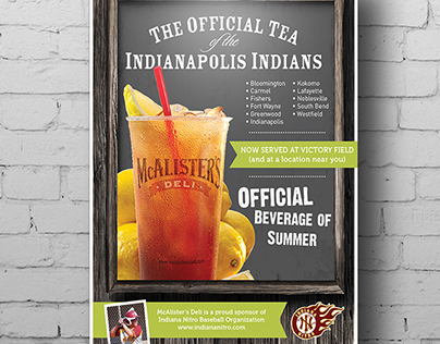 Indians Tea Poster