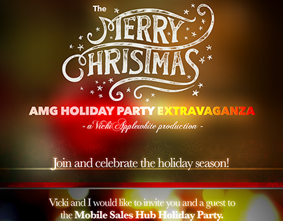 AMG Christmas Party Invite