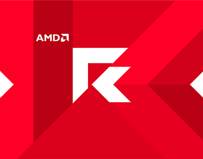 RED by AMD, logo design for new tech division