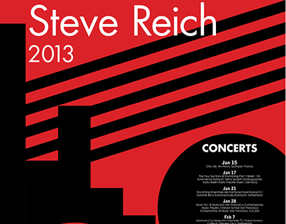 Poster: Steve Reich