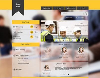 Company Internal Training Portal 