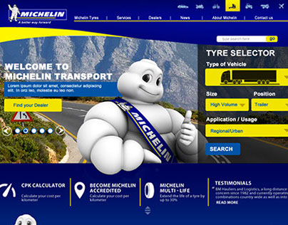 Michelin transport website