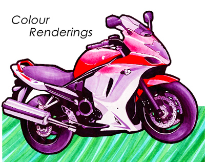 Colour Renderings (traditional mediums)