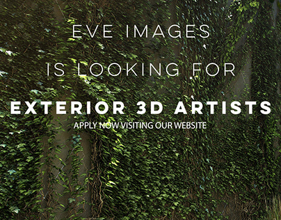 Exterior 3D Artist (m/f/d) Open Vacancies