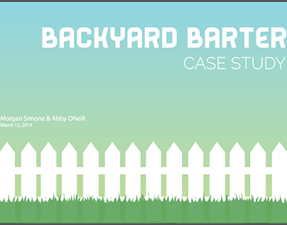 Backyard Barter App case study