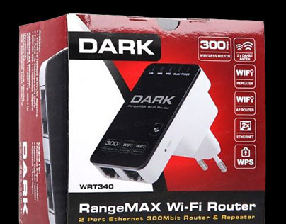 DARK WiFi Router Series (Packaging Design)