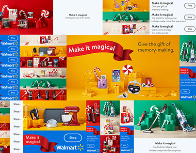 Walmart.ca Holiday Gifting Digest Banner Ads