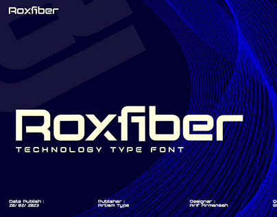 Roxfiber, Technology Type Font