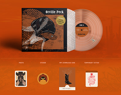 Project thumbnail - Orville Peck - Vinyl Record Packaging Design
