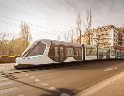 Alstom Citadis Tramway Strasbourg - CGI Images