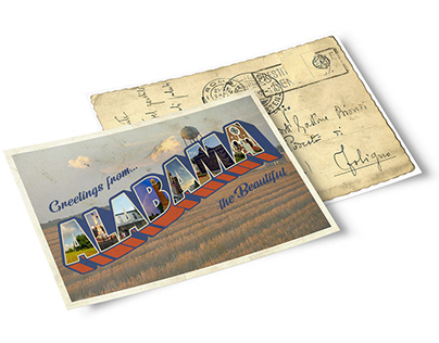 Vintage Postcard Design