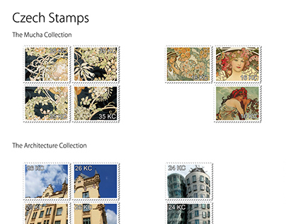 Mucha Stamp Collection