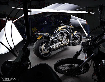 Harley Davidson V Rod and Shovelhead